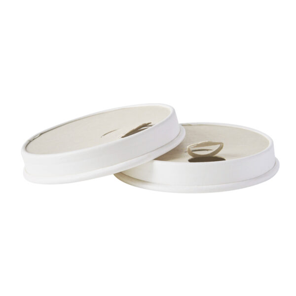 Bagasse Pulp Paper Packaging Cup Lid