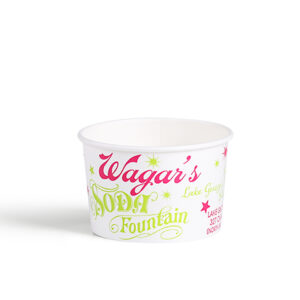 LOGO Printing Ice Cream Paper Bowl