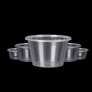 Plastic Disposable Food Container Microwavable for Restaurant