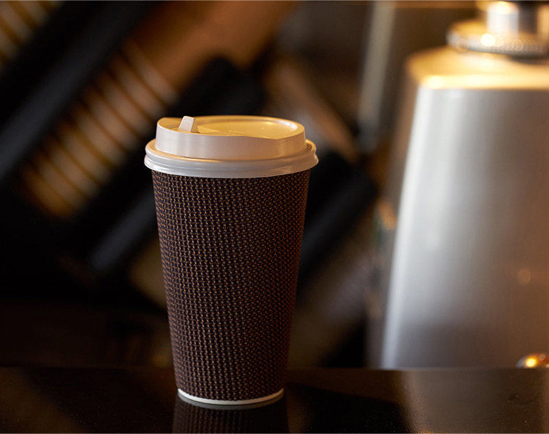 Ripple Wall Cup with Cover